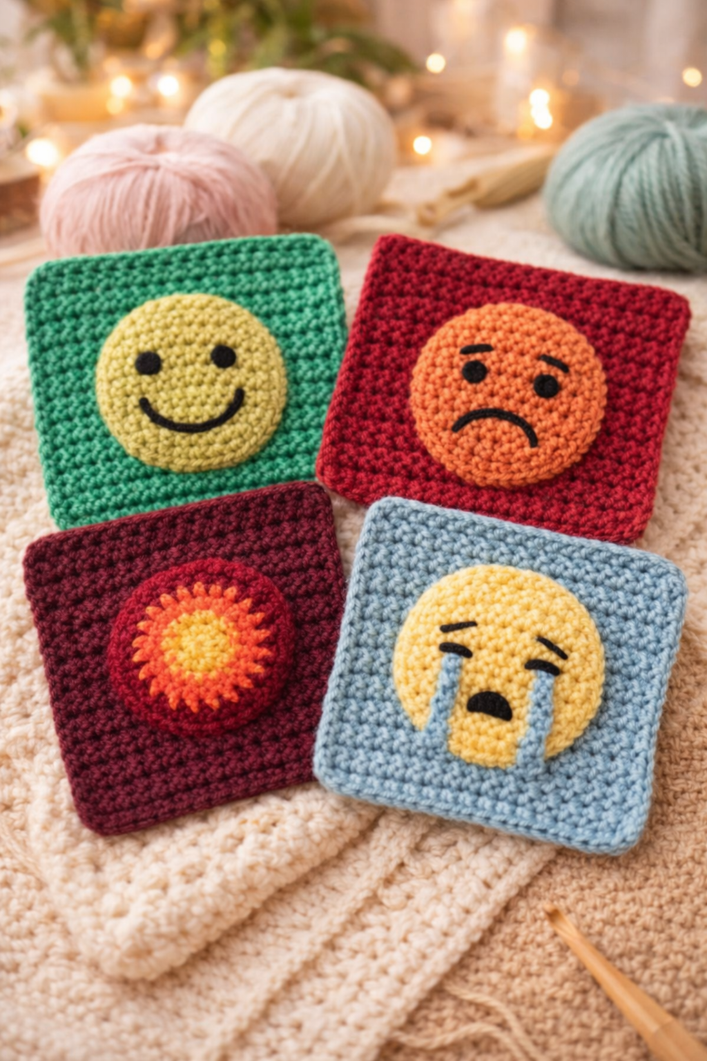 Finished piece — comfort and care